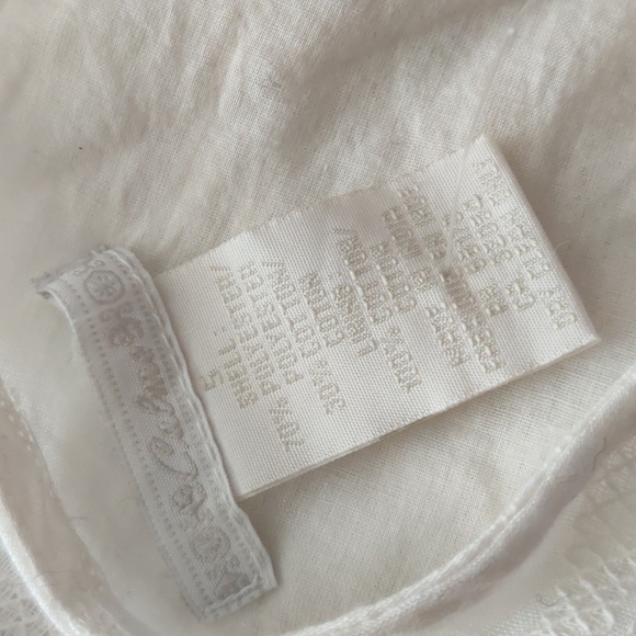 Anthropologie Embroidered White Cotton Floral Summer Skirt - Picture 4 of 6